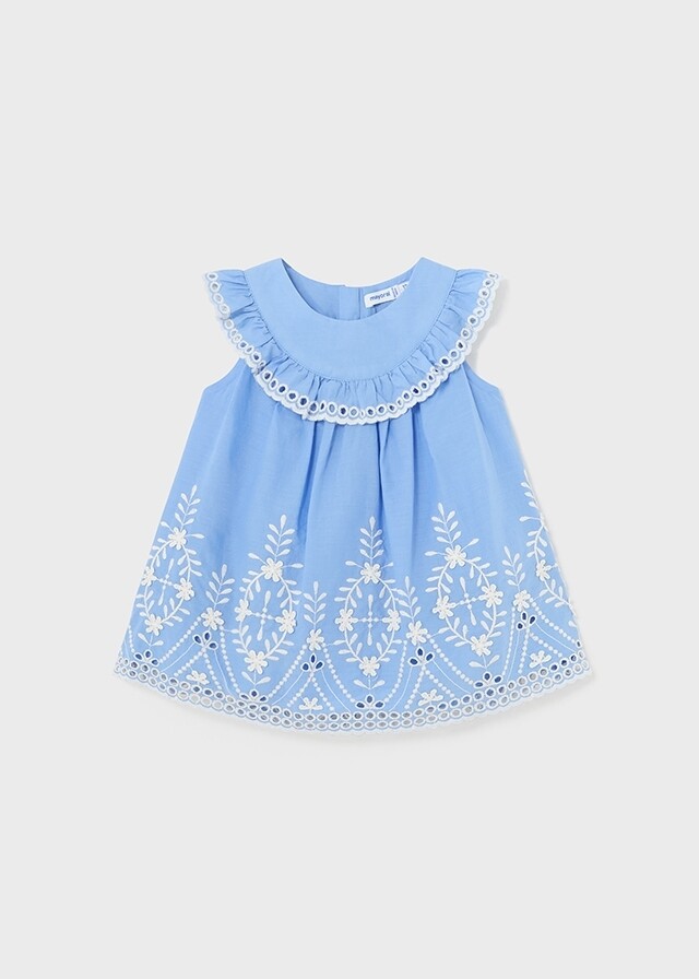 Mayoral- Baby- Embroidered Dress