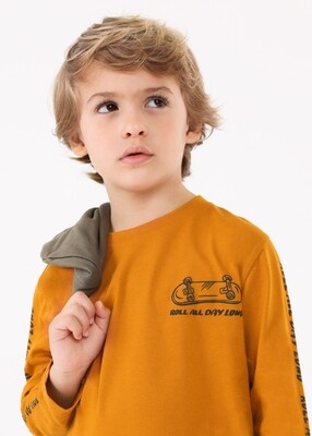 Mayoral- Mini- Long Sleeve T-Shirt Graphic Print boy