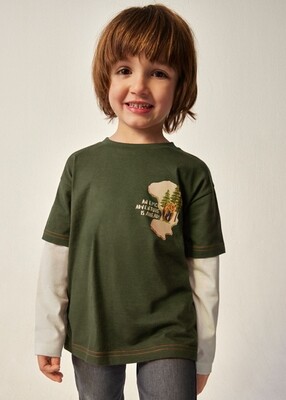 Mayoral- Mini- Double sleeved t-shirt Better Cotton boy