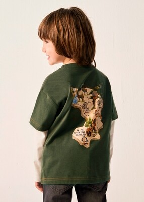 Mayoral- Mini- Double sleeved t-shirt Better Cotton boy