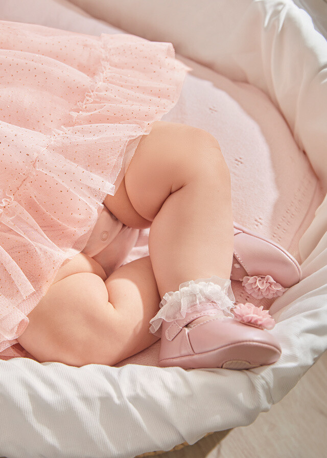 Mayoral- Newborn-Floral Mary Jane