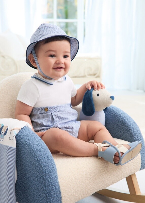 Mayoral- Newborn- Romper w/Hat Better Cotton
