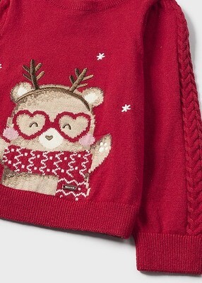Mayoral- Baby- Jacquard Sweater &amp; Ribbed Knit Leggings