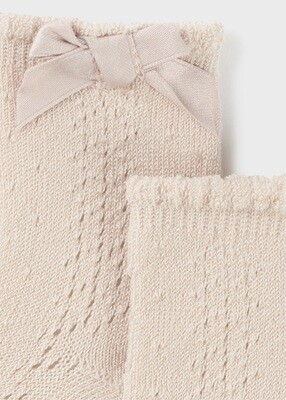 Mayoral- Newborn- Openwork Knee Socks Girls