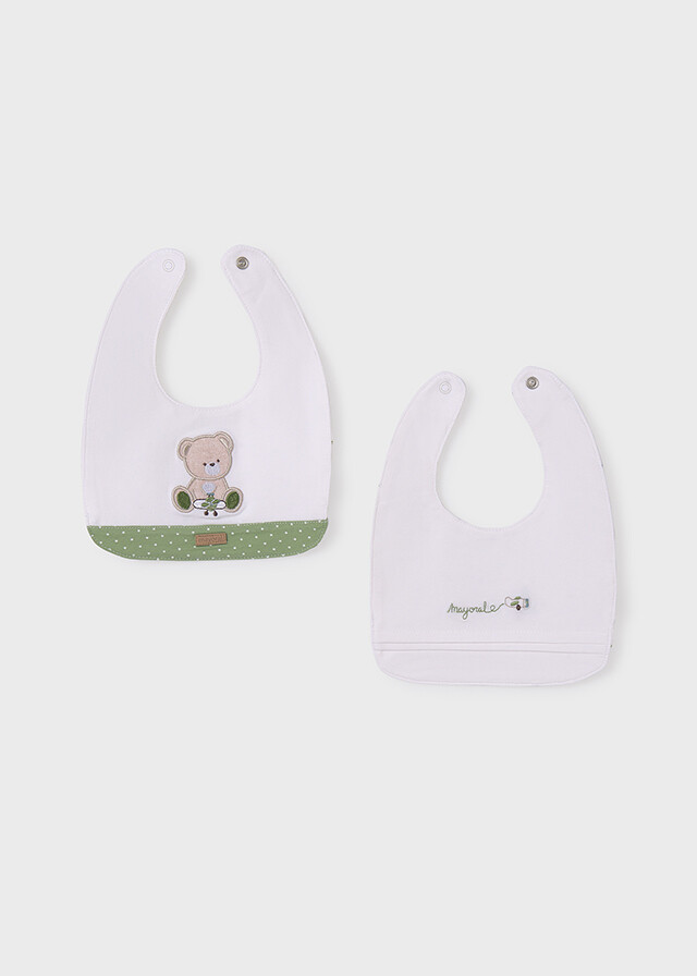 Mayoral- Newborn- 2 PK Bib Set Better Cotton