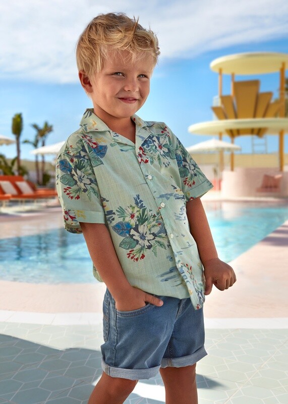 Mayoral- Mini- Denim 5 Pocket Shorts Better Cotton