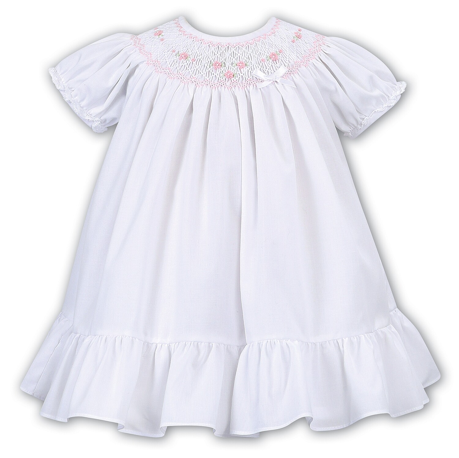 Sarah Louise- Hand Smocked Bishop Dress