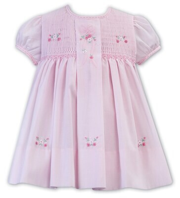 Sarah Louise- Smocked w/Hand Embroidery Dress