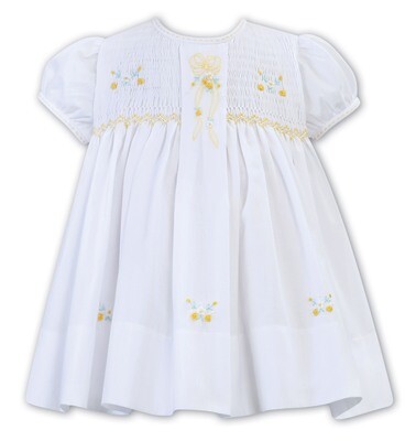Sarah Louise- Smocked w/Hand Embroidery Dress