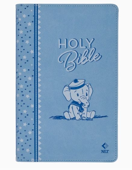 Christian Art Gifts- Infant Faux Leather NLT Bible