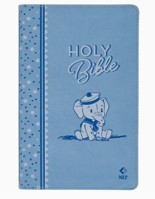 Christian Art Gifts- Infant Faux Leather NLT Bible