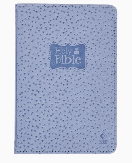 Christian Art Gifts- Infant Faux Leather New Testament NLT Bible