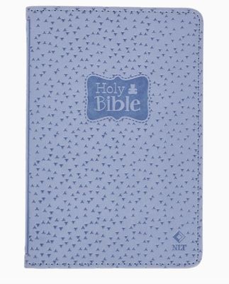 Christian Art Gifts- Infant Faux Leather New Testament NLT Bible