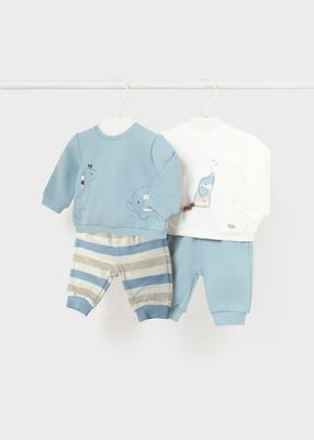 Mayoral- Newborn- Elephant Fleece Tracksuit Better Cotton