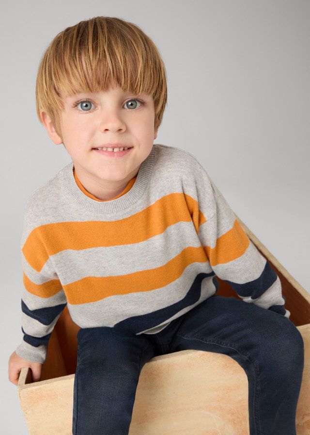 Mayoral- Mini- Striped Sweater &amp; Jogger Set