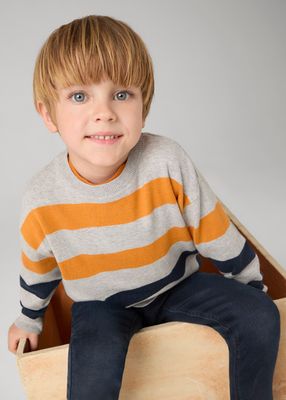 Mayoral- Mini- Striped Sweater &amp; Jogger Set