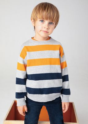 Mayoral- Mini- Striped Sweater &amp; Jogger Set