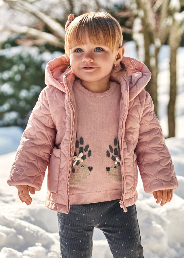 Mayoral- Baby- Heart Quilted Jacket