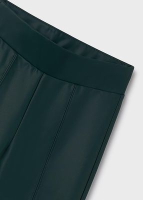 Mayoral- Junior- Leatherette Leggings for Girls