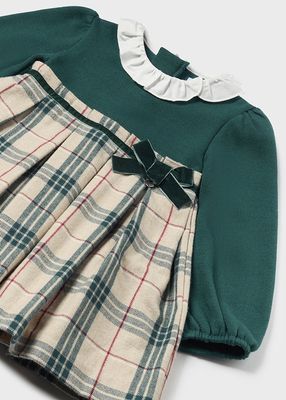 Mayoral- Baby- Plaid Dress Long Sleeve