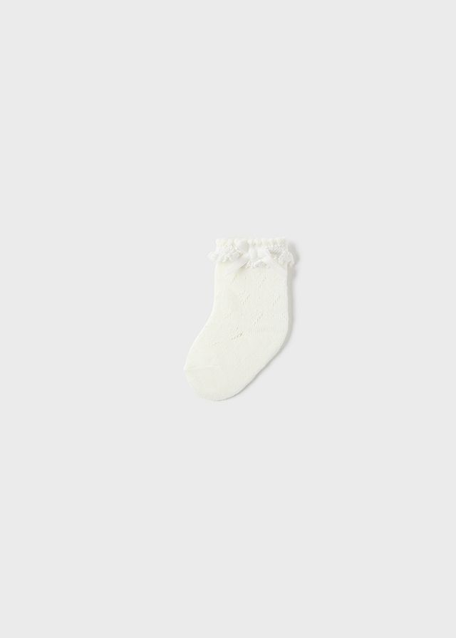 Mayoral- Newborn- Openwork Knee Socks Girls