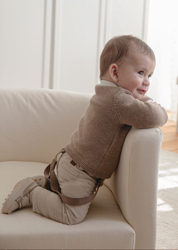 Mayoral- Newborn- Shirt w/Bow-tie &amp; Pants w/Suspenders Better Cotton