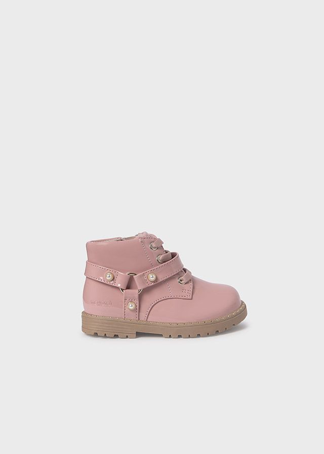 Mayoral- Baby- Patent Leather Biker Charol Boot