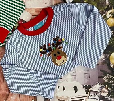 Claire &amp; Charlie - Holiday Knit Applique T-Shirt 