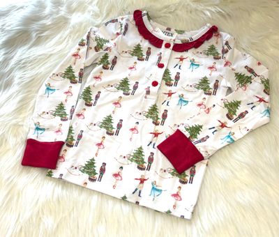 Ishtex Textile- Nutcracker Girl&#39;s PJ Set