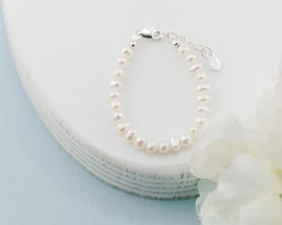 Cherished Moments- Zoey Sterling Silver Pearl Bracelet