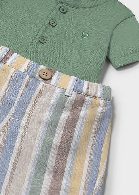 Mayoral- Newborn- Shorts and Polo Shirt Set Better Cotton
