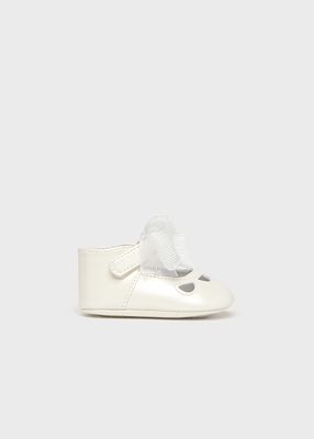 Mayoral- Newborn- Bow Mary Jane Shoe