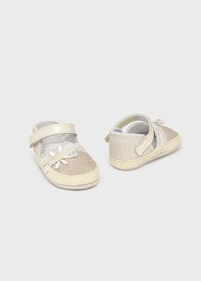 Mayoral- Newborn- Baby Espadrilles with Bow