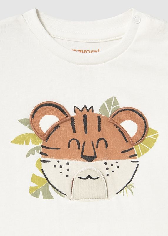 Mayoral- Baby- Interactive Tiger T-Shirt and French Terry Shorts