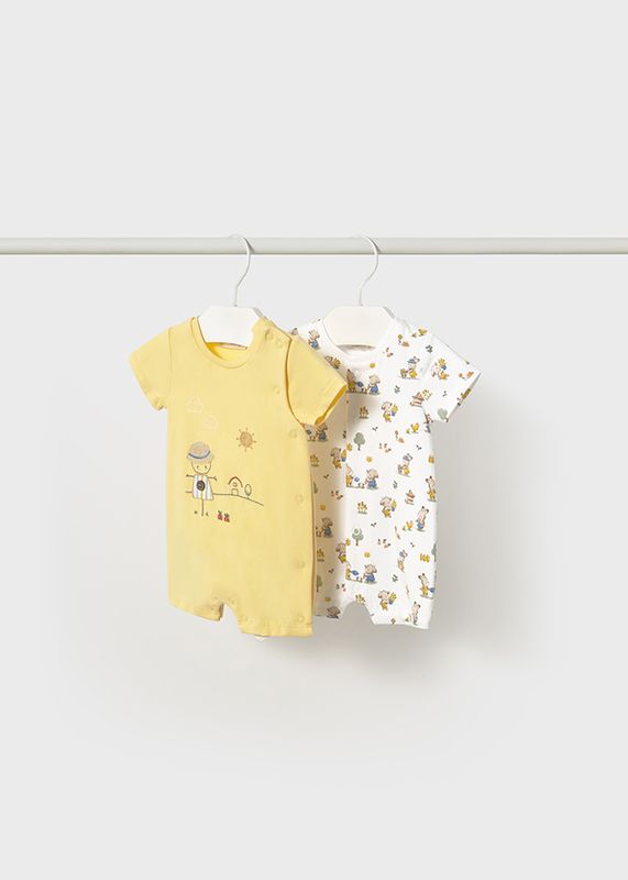 Mayoral- Newborn- 2 Pack Rompers