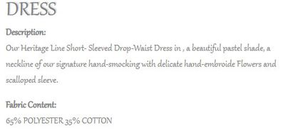 Sarah Louise- Flutter Sleeve Smocked Drop-Waist Dress