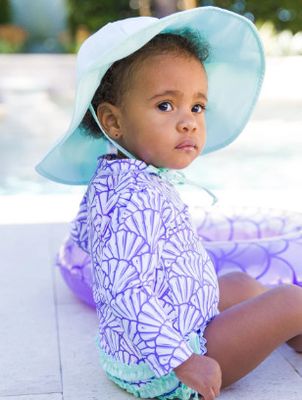 RuffleButts- Sun Protective Swim Hat UPF50+