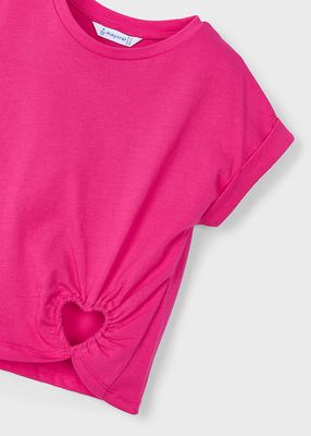 Mayoral- Mini- Heart T-Shirt &amp; Skort Set
