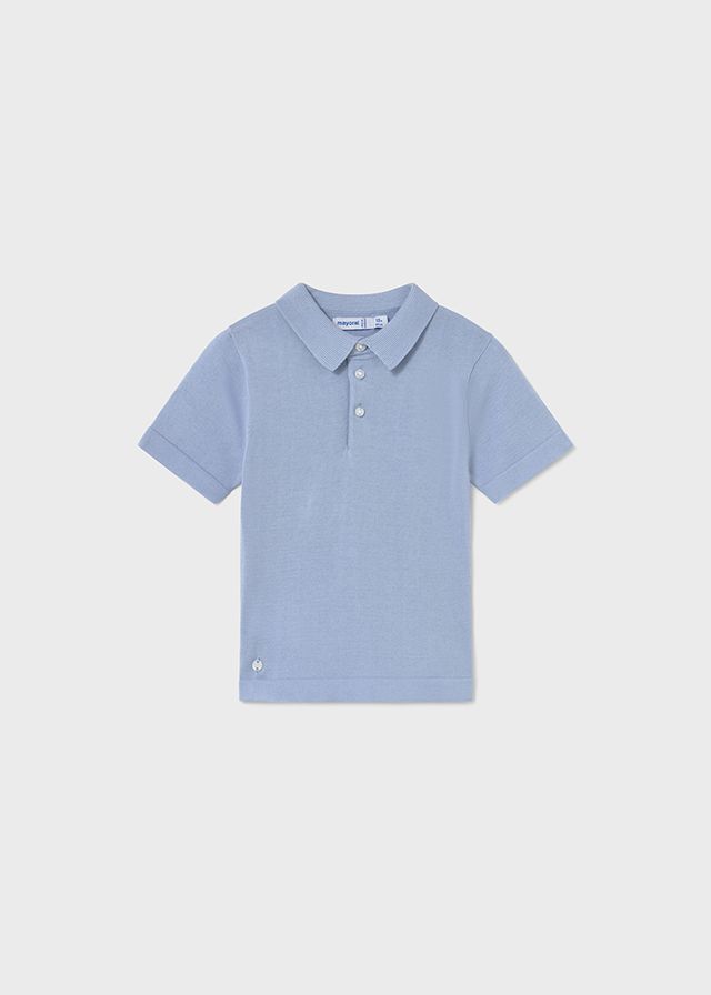 Mayoral- Baby- Knit Polo &amp; Dressy Bermuda Short Set