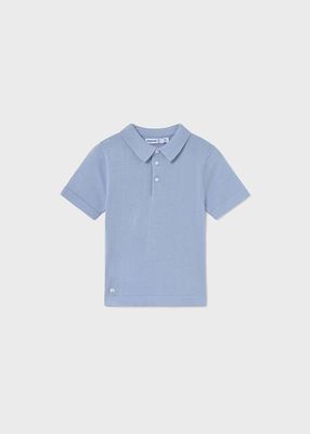 Mayoral- Baby- Knit Polo &amp; Dressy Bermuda Short Set