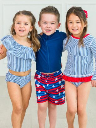 RUGGEDBUTTS- All-American Swim Trunks