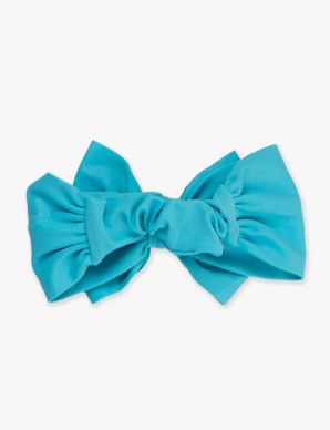 RuffleButts- Shimmer Swim Bow Headband UPF50+