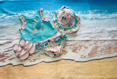 Mayoral- Newborn- Girl 3 PC Swimsuit Set w/Hat