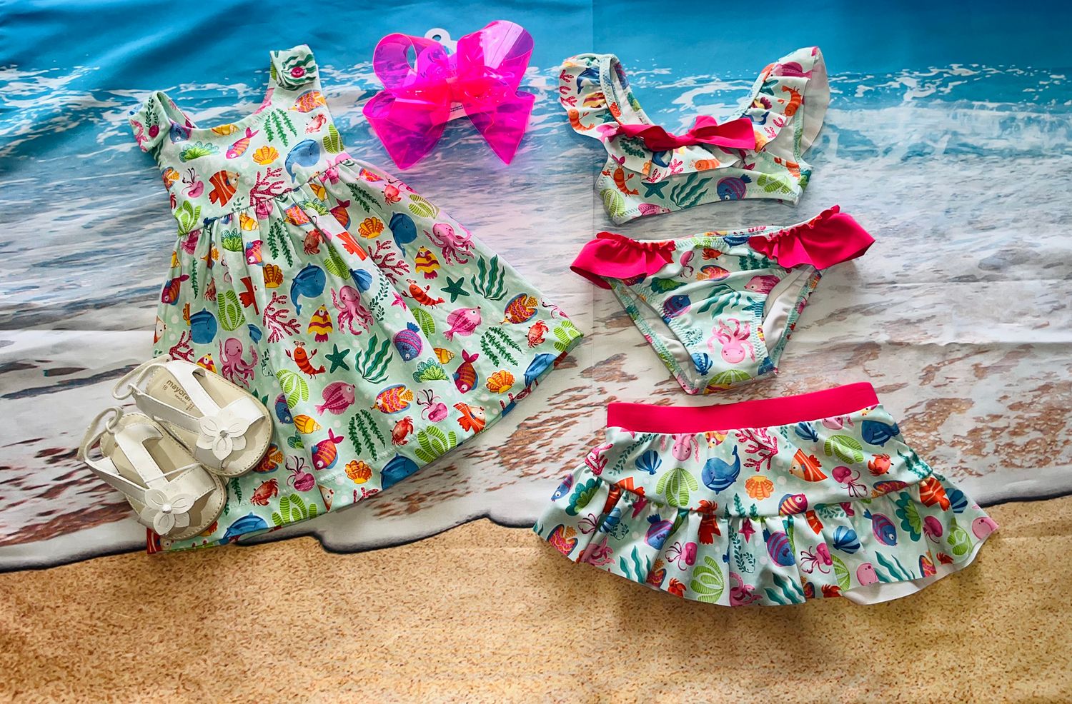 Mayoral- Baby- Printed Bikini w/Pareo 3PC