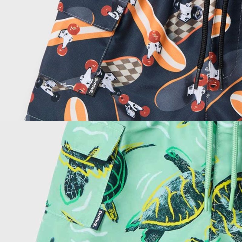 Mayoral- Mini- Boy Printed Swim Trunks