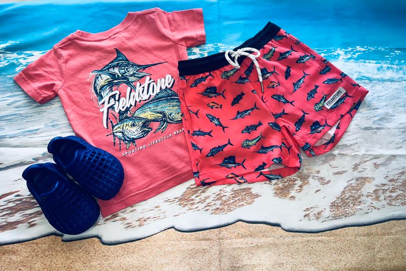 Fieldstone - Offshore Tee w/ Saltwater Fish Trunks