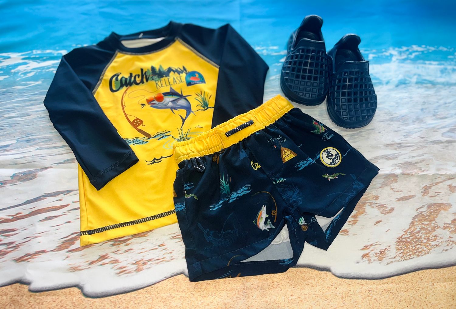 Noruk- L/S Rashguard UV50+ &amp; Boardshort Swim