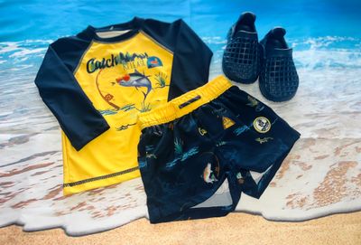 Noruk- L/S Rashguard UV50+ &amp; Boardshort Swim