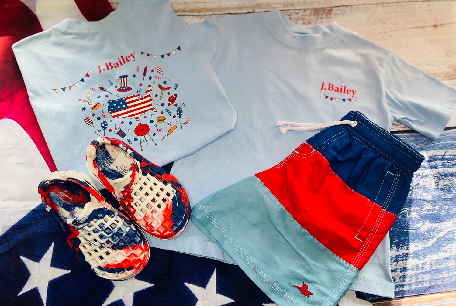 J.Bailey- Fourth Fun Logo T-Shirt
