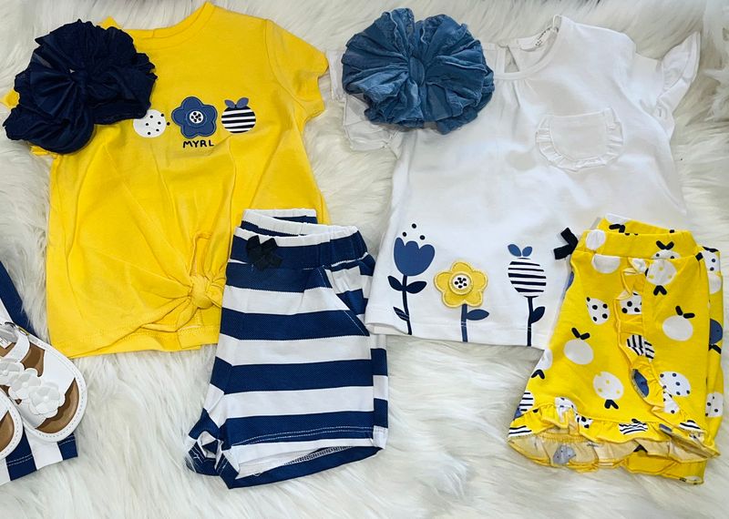 Mayoral- Newborn- Ecofriends Mix &amp; Match Short Sets